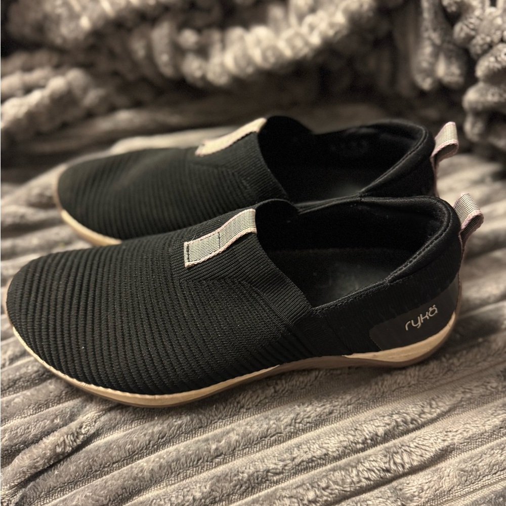 Ryka Men's or Women’s Black and Tan Slip-On Loafers